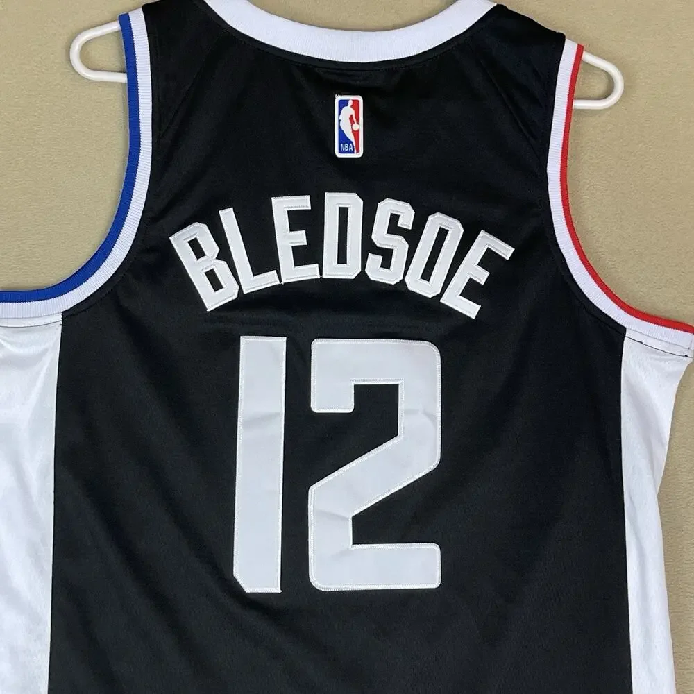 Nike Los Angeles Clippers Eric Bledsoe NBA Jersey #12 Mens‎ 48 Black